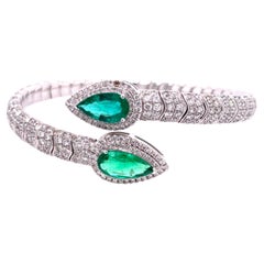 Bracelet Ruchi New York en émeraudes et diamants