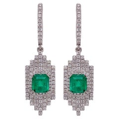 Ruchi New York Emerald & Diamond Earrings