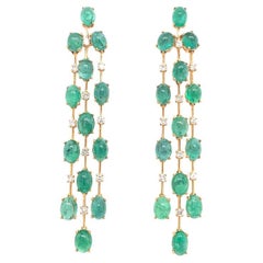Ruchi New York Emerald Earrings