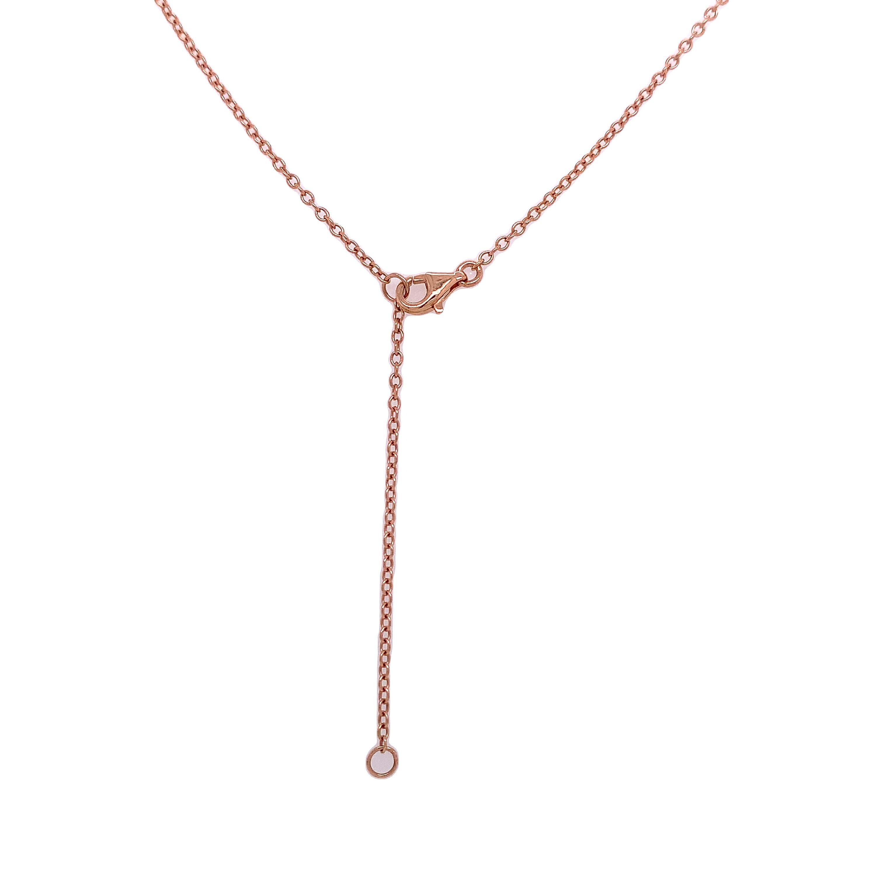 Contemporain RUCHI Collier pendentif éthiopienne en or rose, opale et diamants baguettes en vente