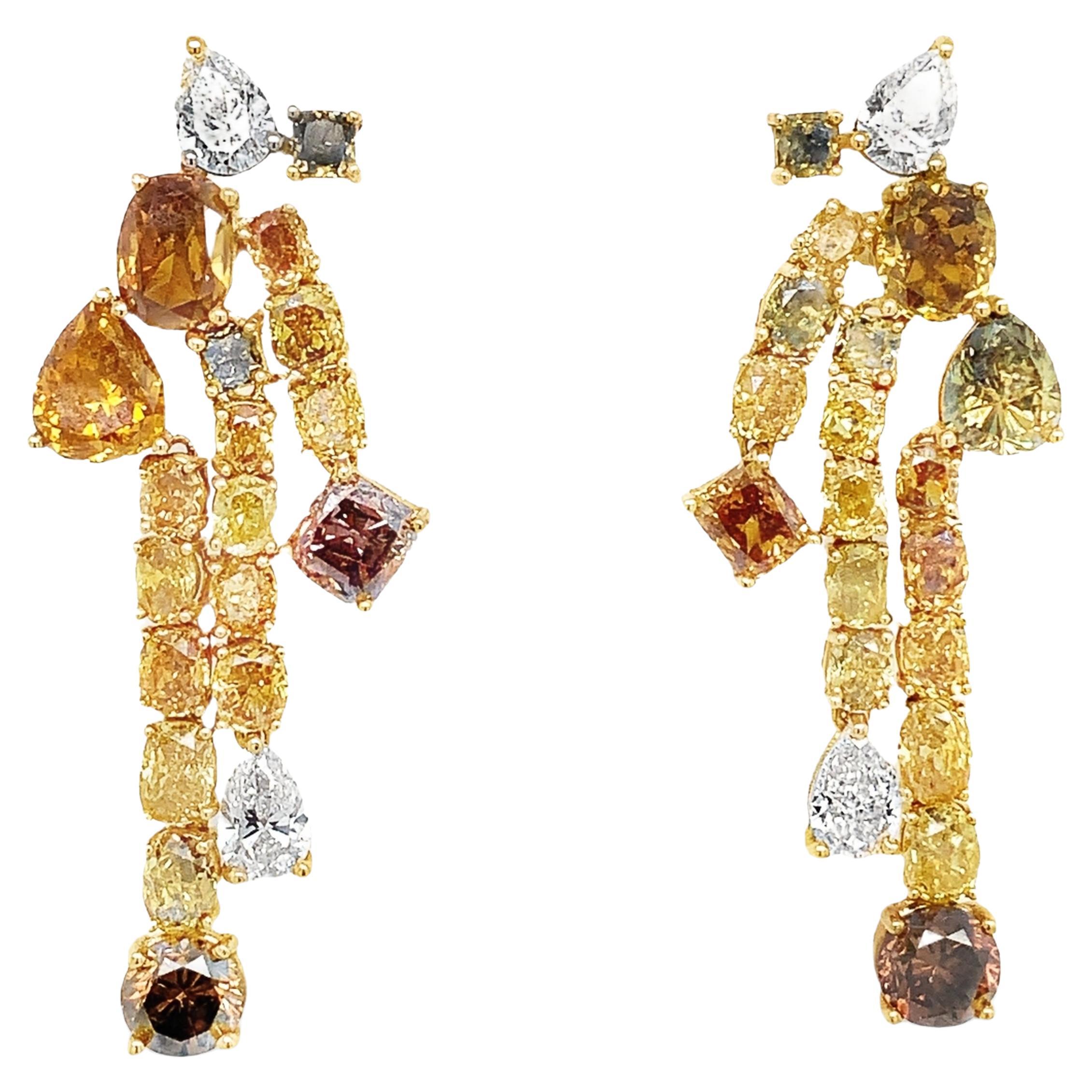 Pendientes de diamantes fantasía Ruchi New York