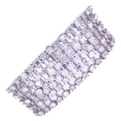 Ruchi New York Bracciale flessibile con diamanti a forma multipla