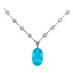 Ruchi New York, collier de tourmaline Paraiba et diamants certifiés GIA