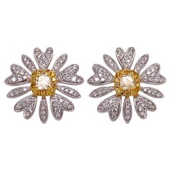 Ruchi New York Heart and Arrow Diamond Stud Earrings