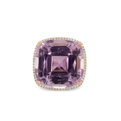 Ruchi New York Kunzite and Diamond Ring