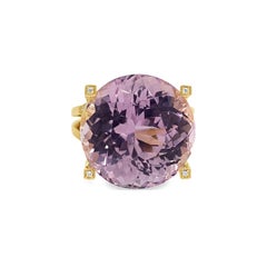 Ruchi New York Kunzite and Diamond Ring