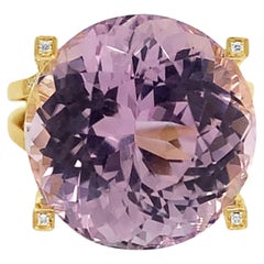 Ruchi New York Kunzite and Diamond Ring
