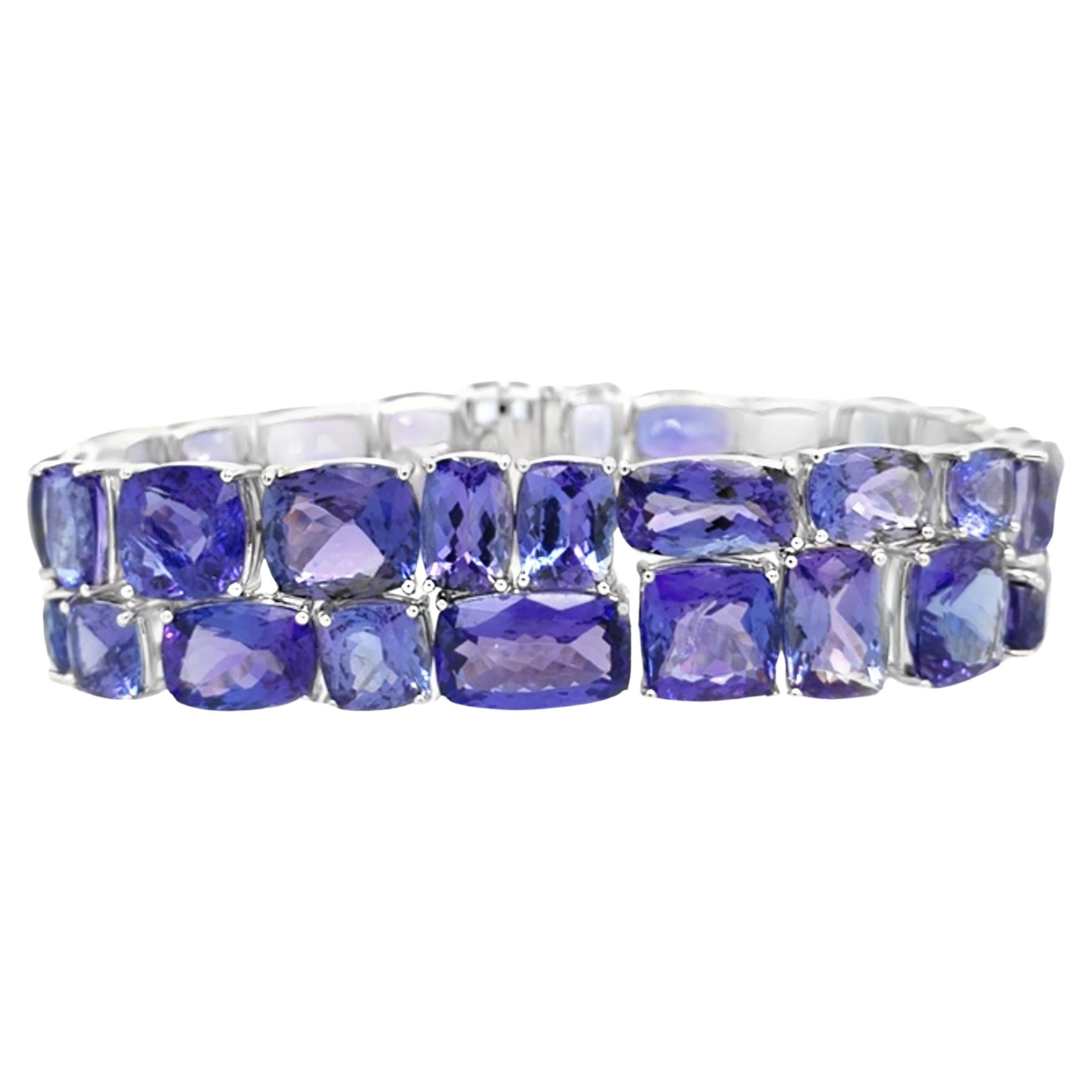 Ruchi New York Multi Row Tanzanite Bracelet