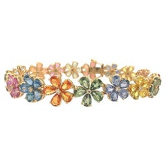 Ruchi New York Multi Sapphire and Diamond Bracelet