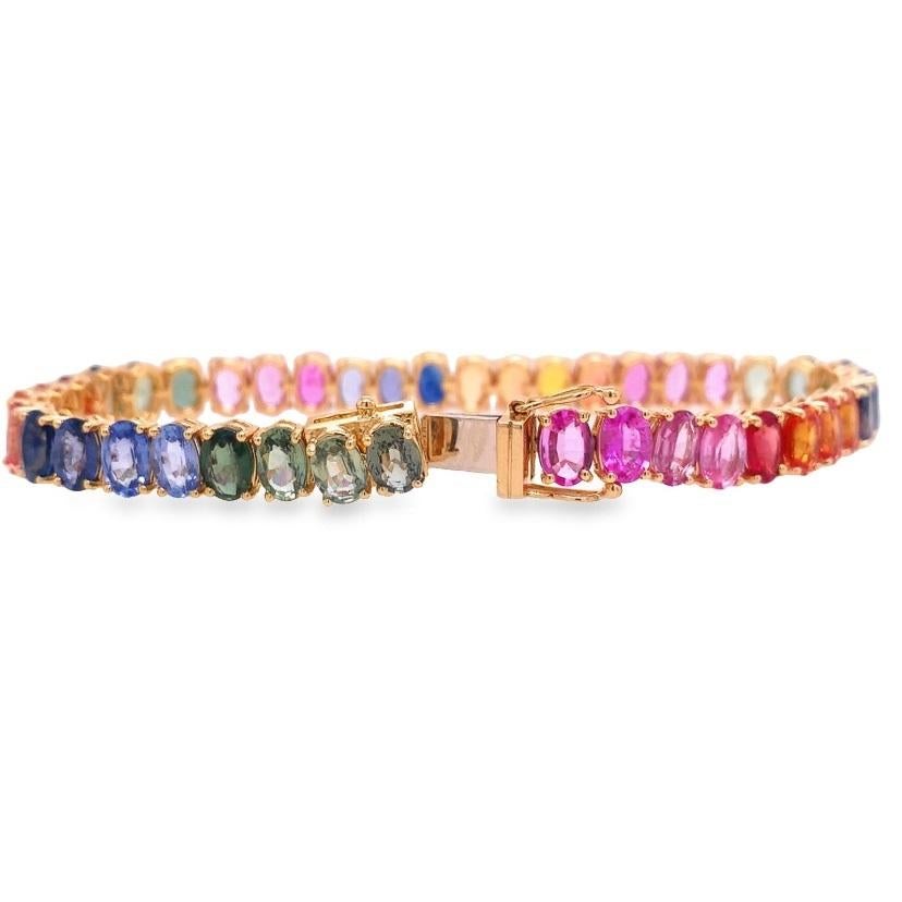Contemporary Ruchi New York Multi Sapphire Bracelet