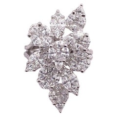 Ruchi New York Multi-Shape Diamond Cocktail Ring