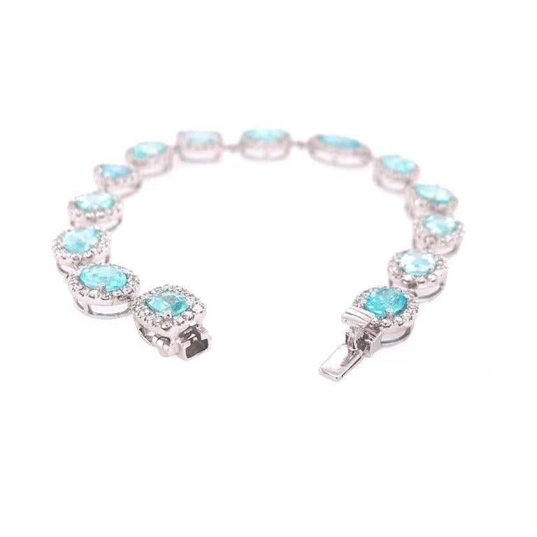 paraiba tourmaline bracelet