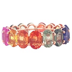 Ruchi New York Multicolor Sapphire Band