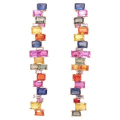 Ruchi New York Multicolor Sapphire Earrings