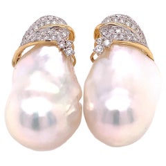 Ruchi New York Pearl & Diamond Earrings