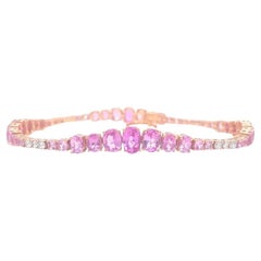 Ruchi New York Pink Sapphire Diamond Bracelet