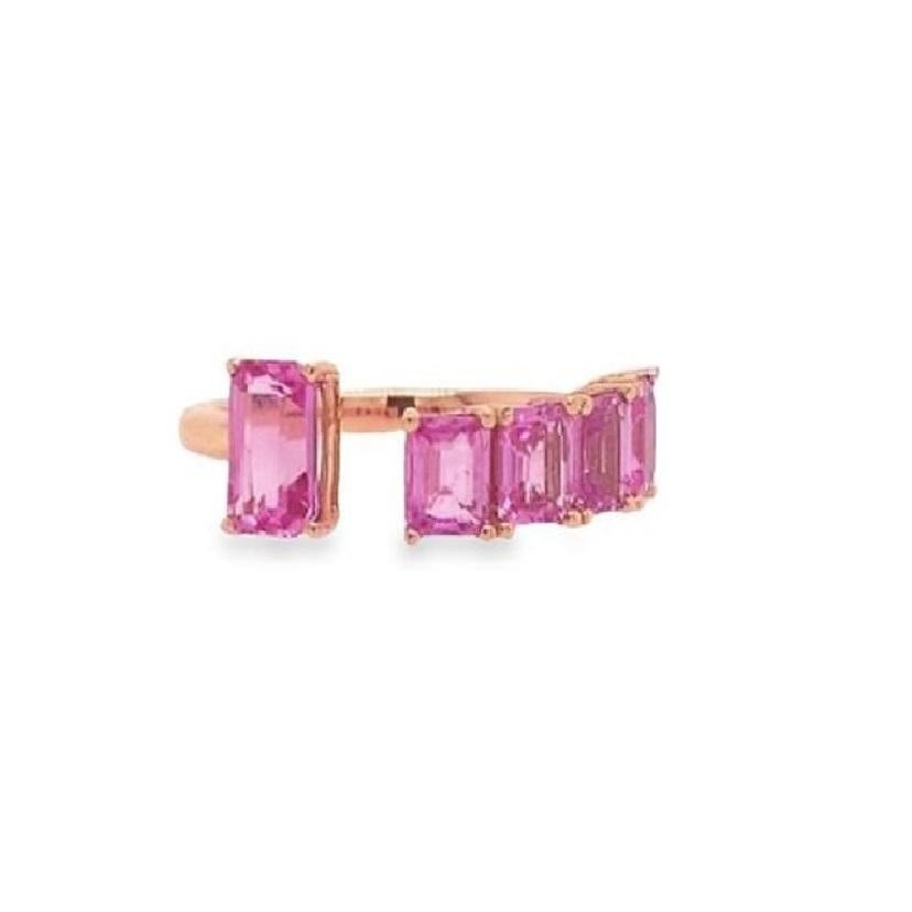 18K Rose Gold
Pink Sapphire- 2.18 Cts
