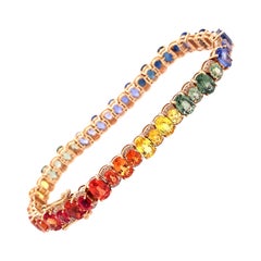 Ruchi New York Rainbow Color Sapphire Bracelet