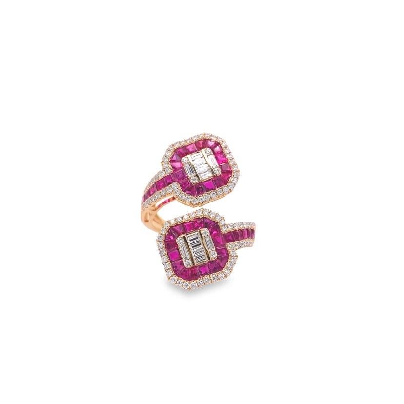 18K Yellow Gold
Diamond - 0.73 Cts
Ruby- 2.95 Cts
All Diamonds are G- H/ SI