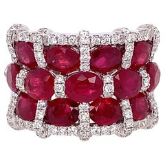 Ruchi New York Ruby and Diamond Ring
