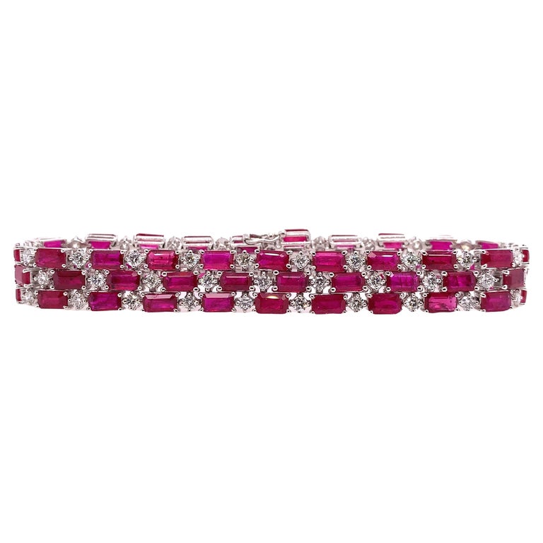 Ruchi New York Ruby and Diamond Bracelet For Sale at 1stDibs