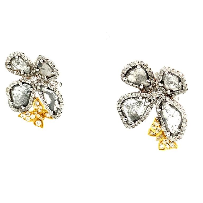 butterfly earrings gold tanishq