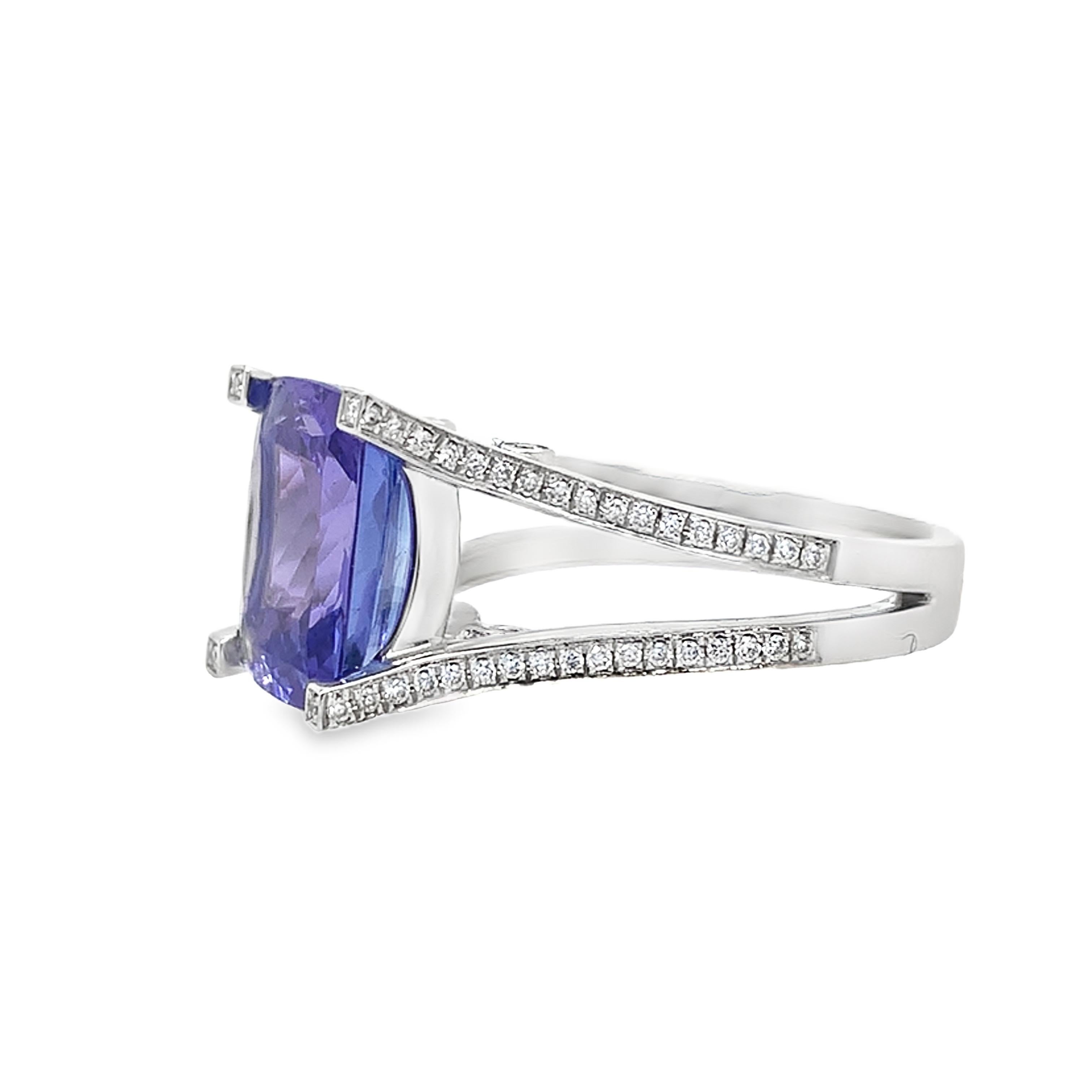Women's Ruchi New York Tanzanite Diamond Ring For Sale