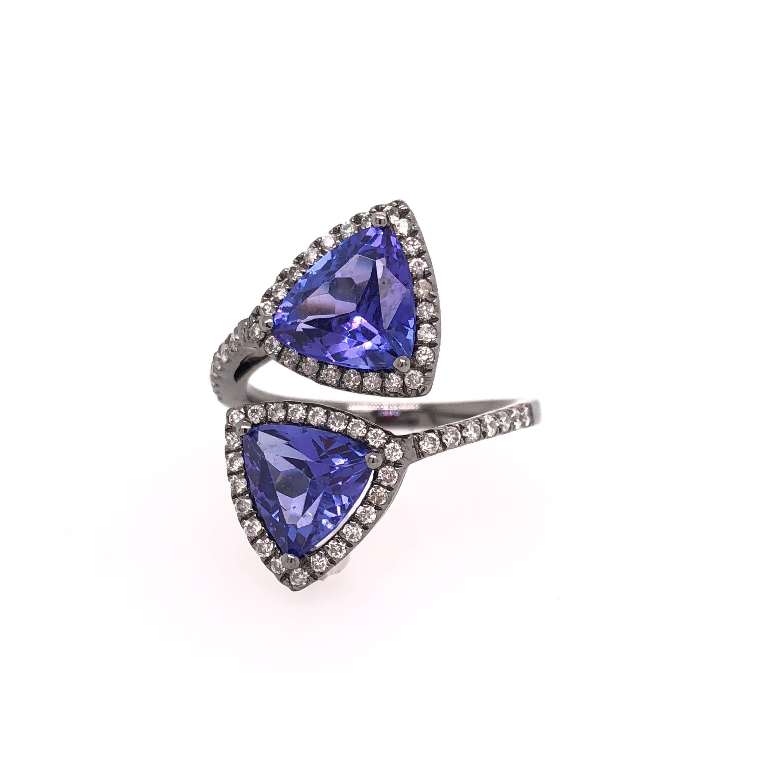 trillion tanzanite ring