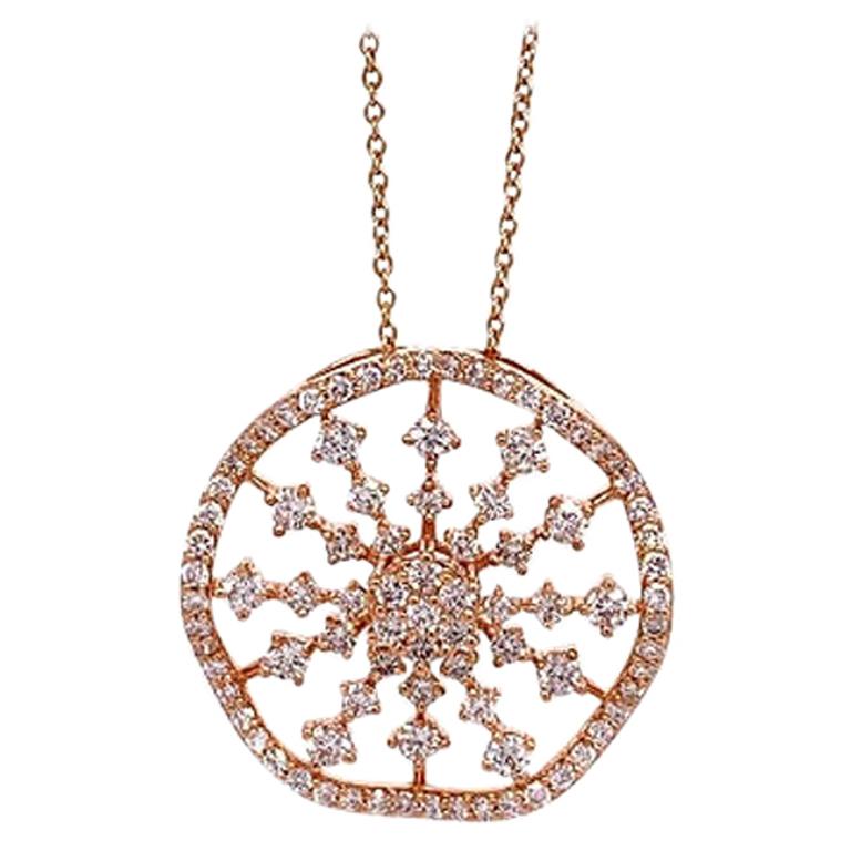 Ruchi New York Wavy Diamond Pendant