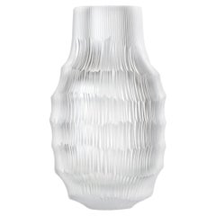 Rückl Hand-Cut Crystal Glass Vase "Rei" Clear