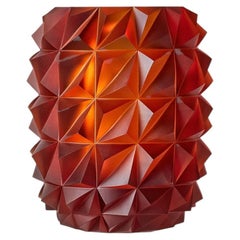 Rückl Hand-Cut Crystal Glass Vase "Vera" Amber