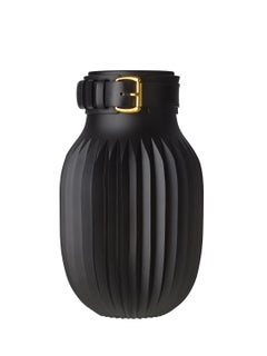 Rückl Hand-Cut Crystal Glass Vase "Vivienne" Smoke