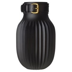 Rückl Hand-Cut Crystal Glass Vase "Vivienne" Smoke