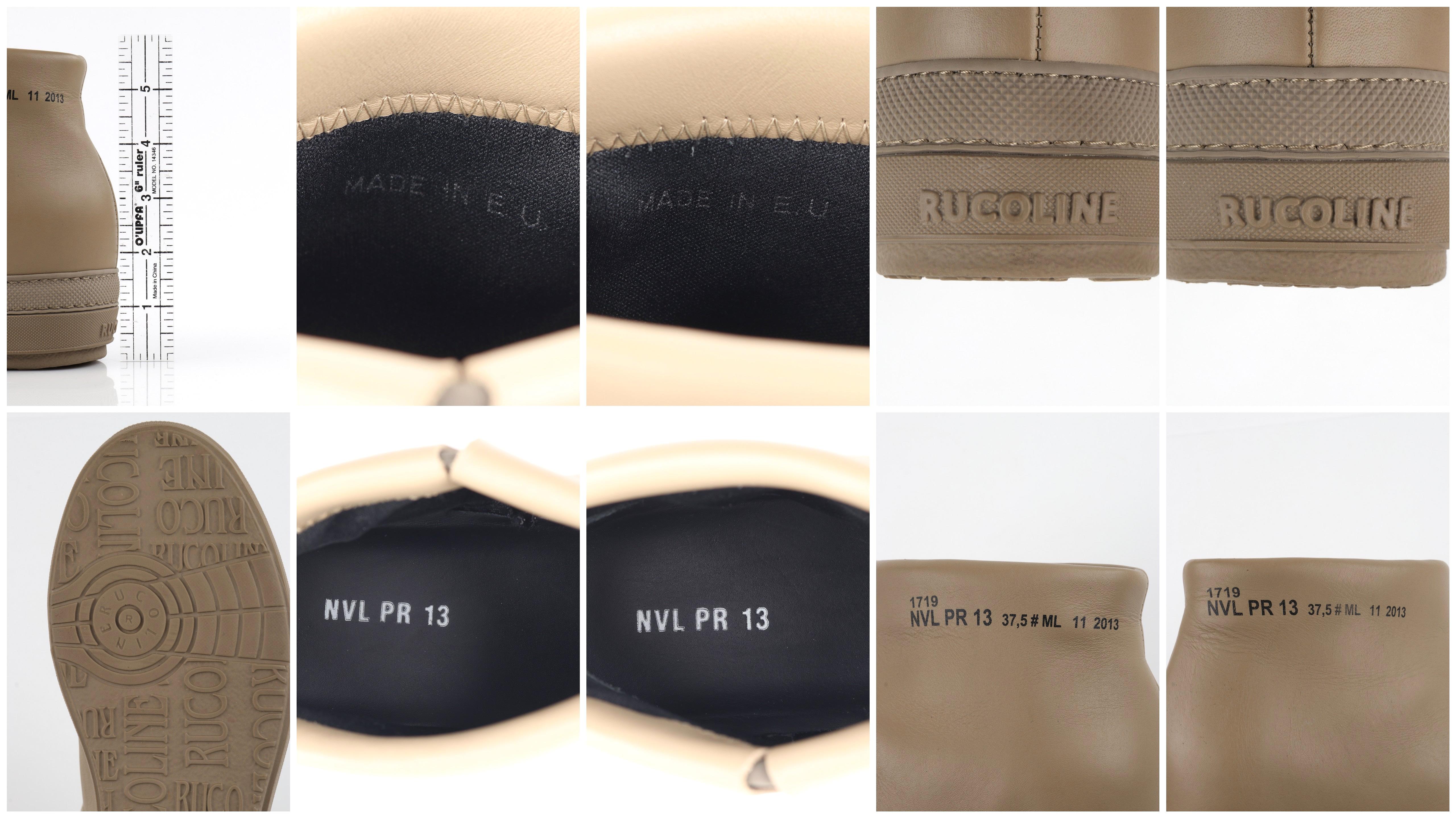 RUCO LINE - Bottines industrielles « Pure » en cuir de Jean Nouvel, neuves dans leur boîte en vente 6