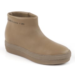 RUCO LINE 2013 Jean Nouvel "Pure" Militare Leather Industrial Ankle Boot NIB