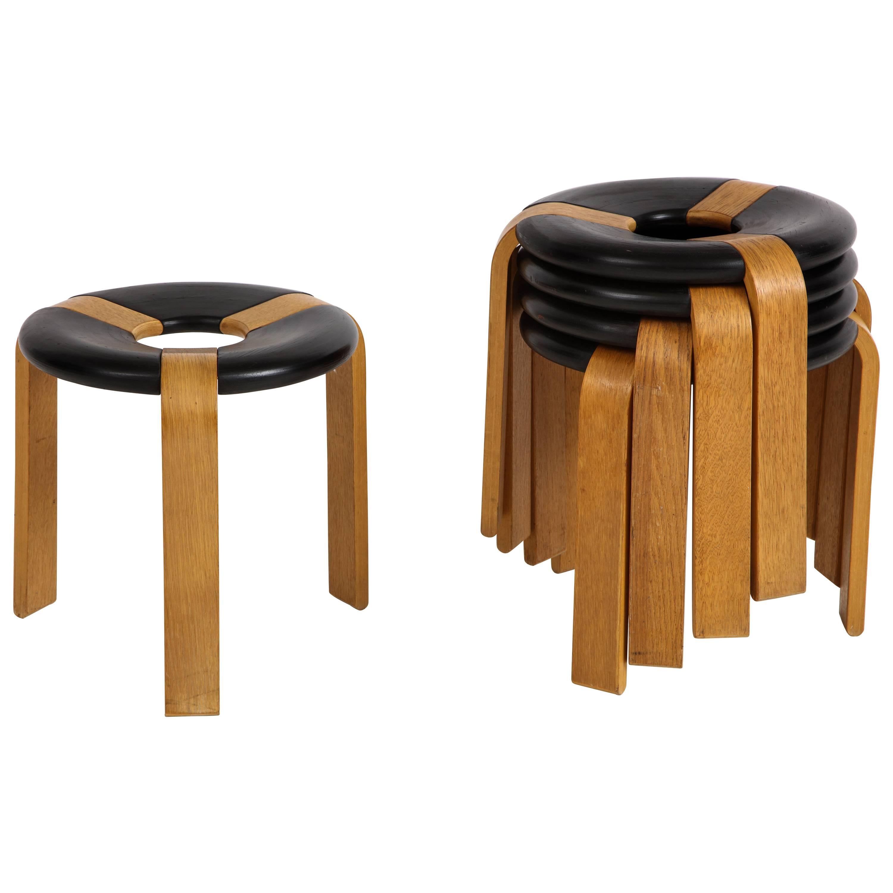 Rud Thygesen and Johnny Sorensen Set of Five Stools