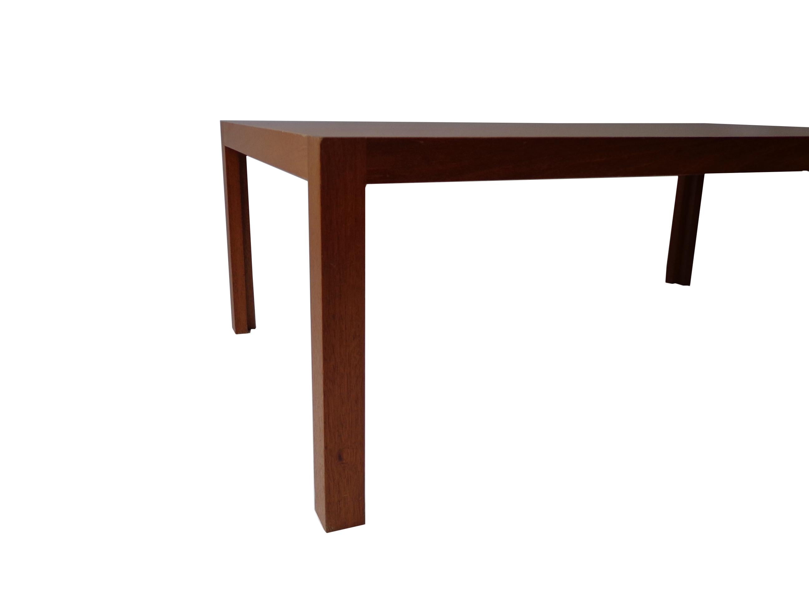 Scandinavian Modern Rud Thygesen and Johnny Sørensen Coffee-Sofa Table in Mahogany, 1970s, Danish For Sale