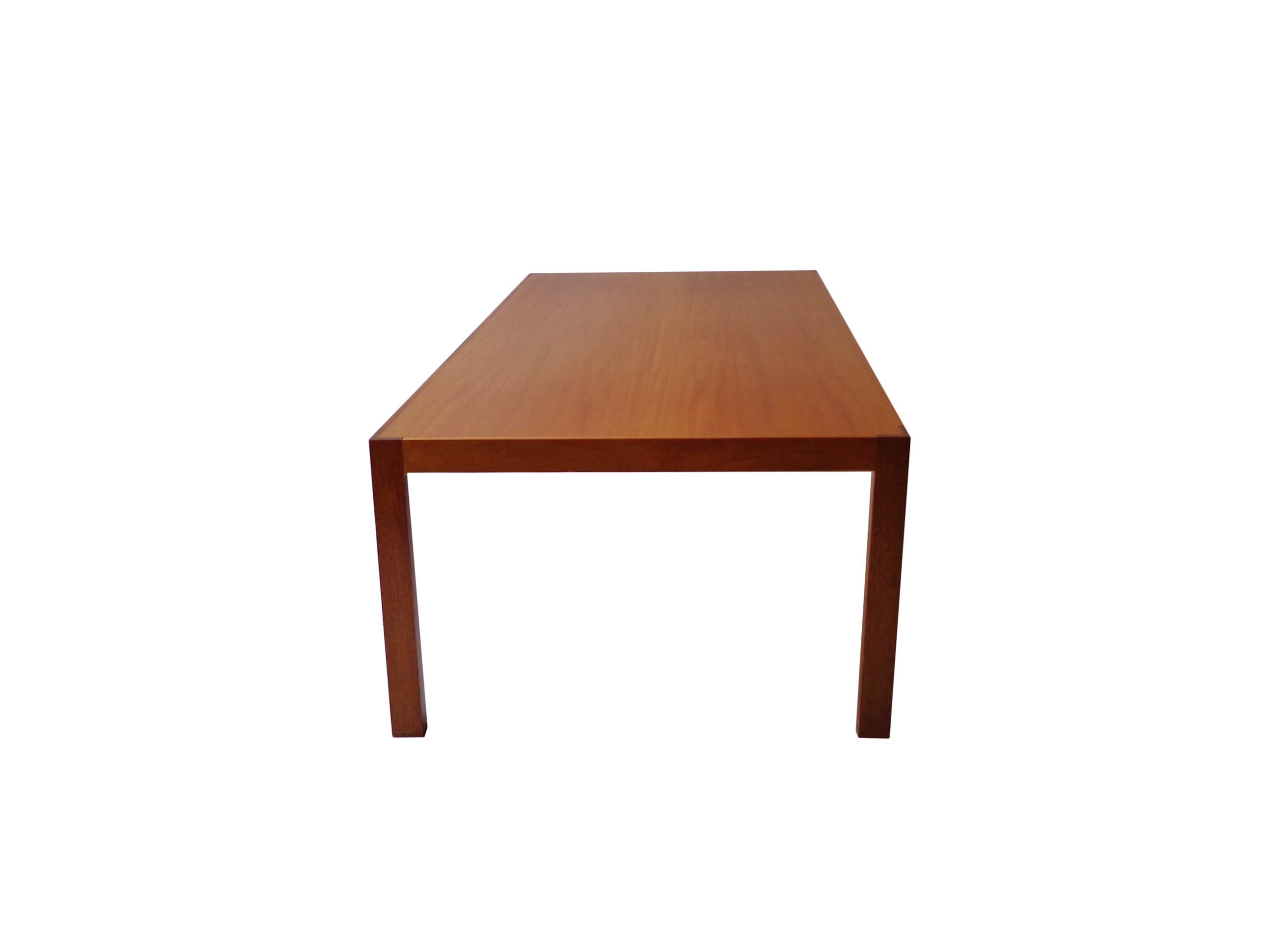 Late 20th Century Rud Thygesen and Johnny Sørensen Coffee-Sofa Table in Mahogany, 1970s, Danish For Sale