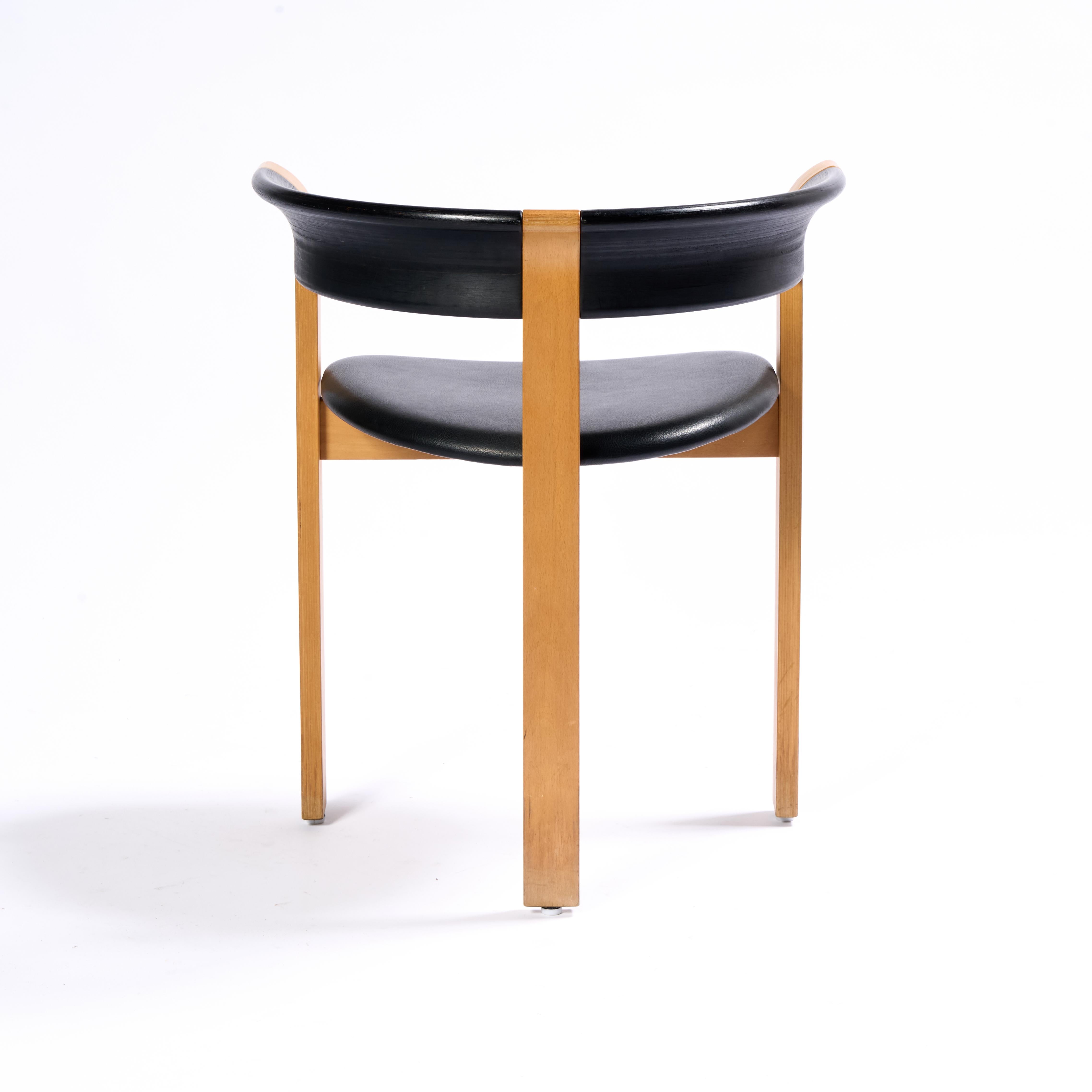 Fin du 20e siècle Rud Thygesen and Johnny Sørensen Dining Chairs for Magnus Oleson, set of 6 en vente