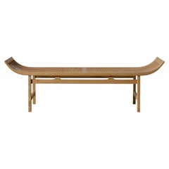 Rud Thygesen Ashwood and Cane Bench