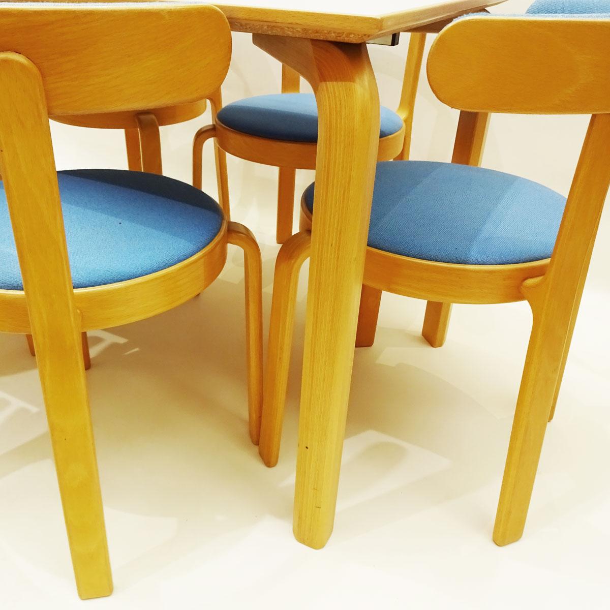 Late 20th Century Rud Thygesen Danish Bentwood Compact Dining Set in the Style of Alvar Aalto
