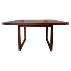Rud Thygesen for Heltborg Møbler Square Rosewood Coffee Table, Late 1960s