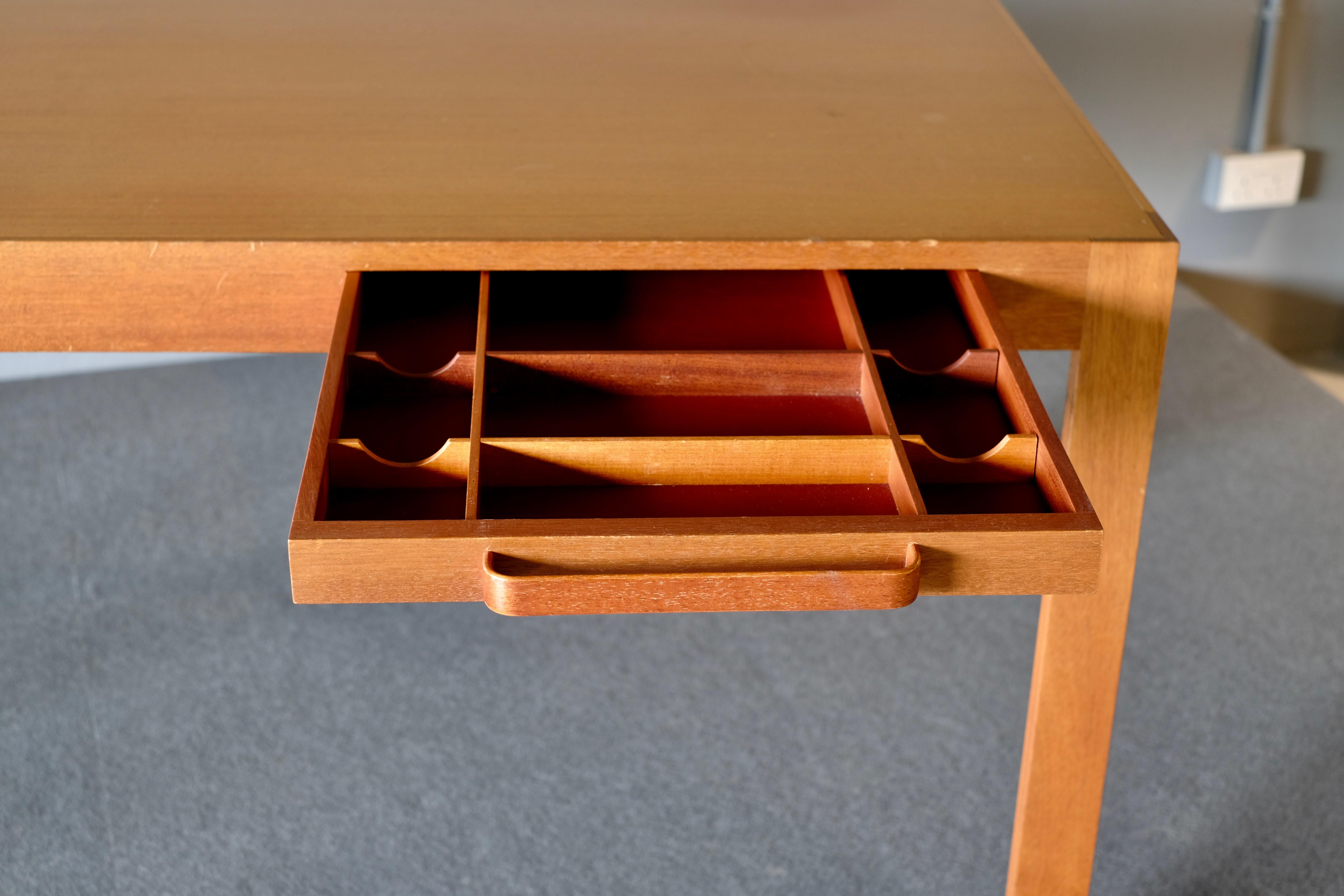 Mid-Century Modern Rud Thygesen & Johnny Sorensen Desk For Sale