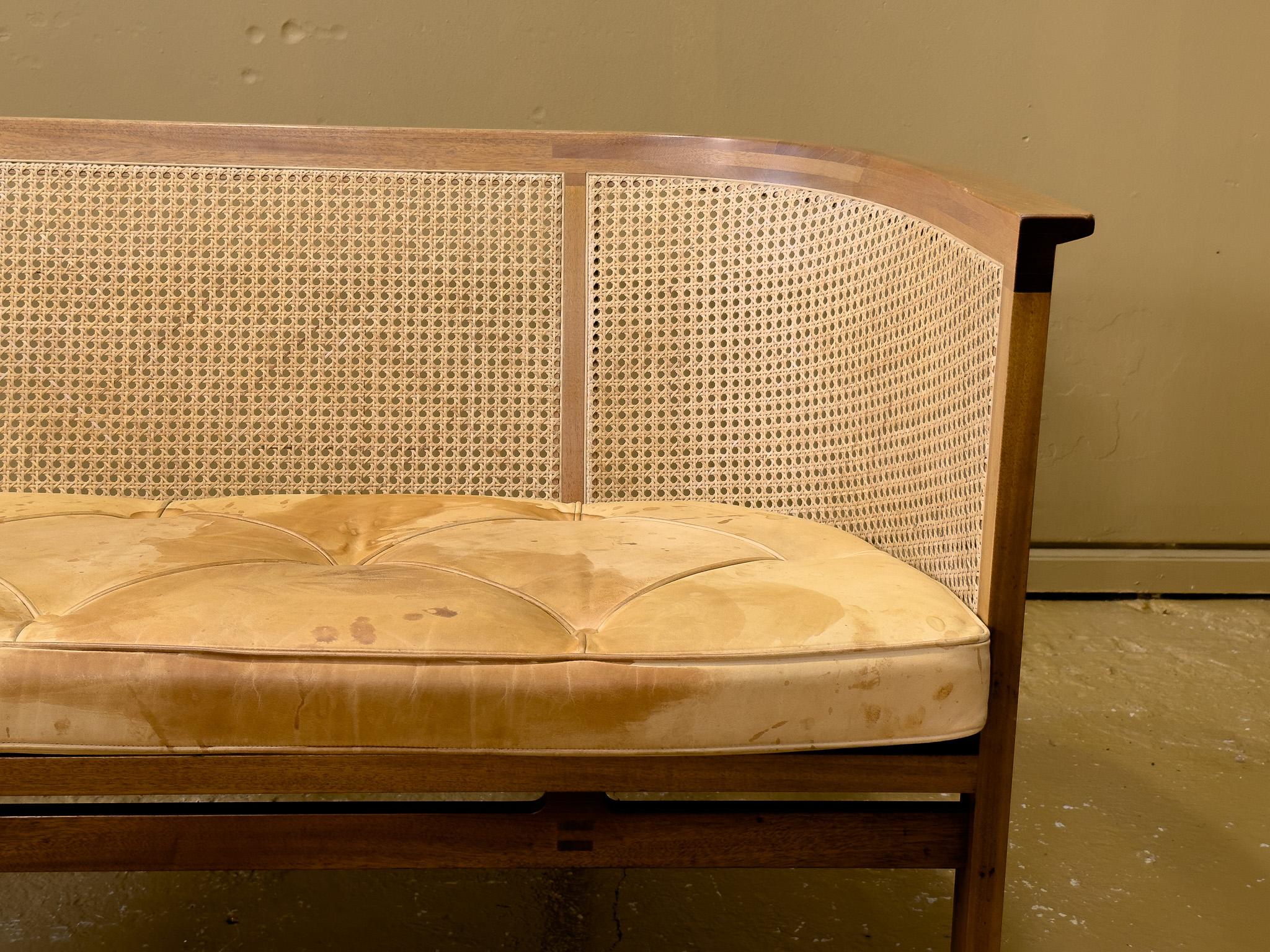 Mid-Century Modern Rud Thygesen & Johnny Sørensen Canapé en cuir modèle 7702 en vente
