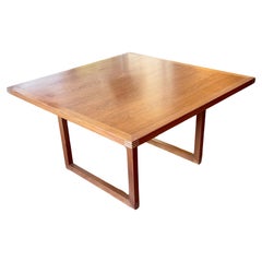 Rud Thygesen Teak & Aluminum Cocktail Table for Heltborg Mobler