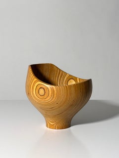 Rude Osolnik Turned Bullseye Bowl Form in Laminated Baltic Birch Plywood 1984