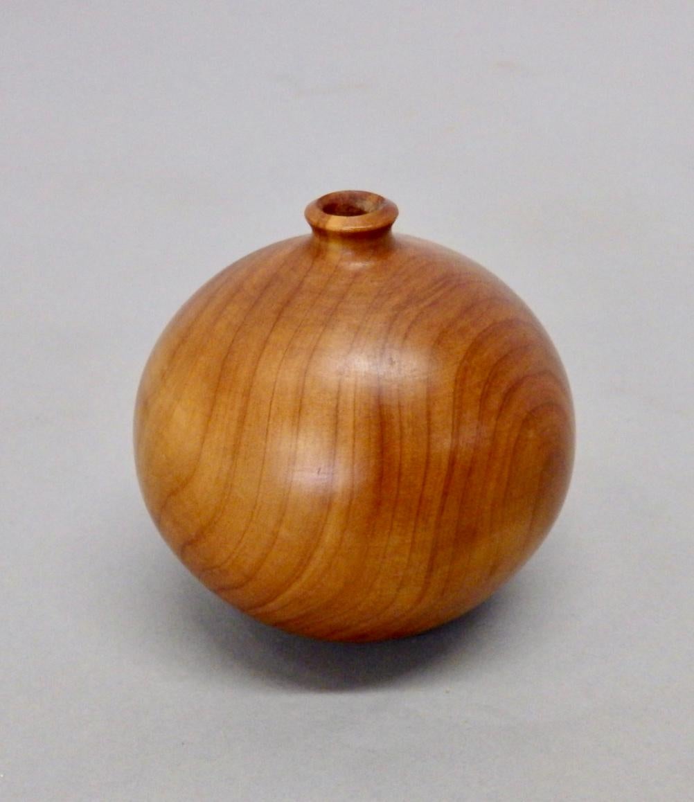 Beautifully executed Cedar wood weed pot.
