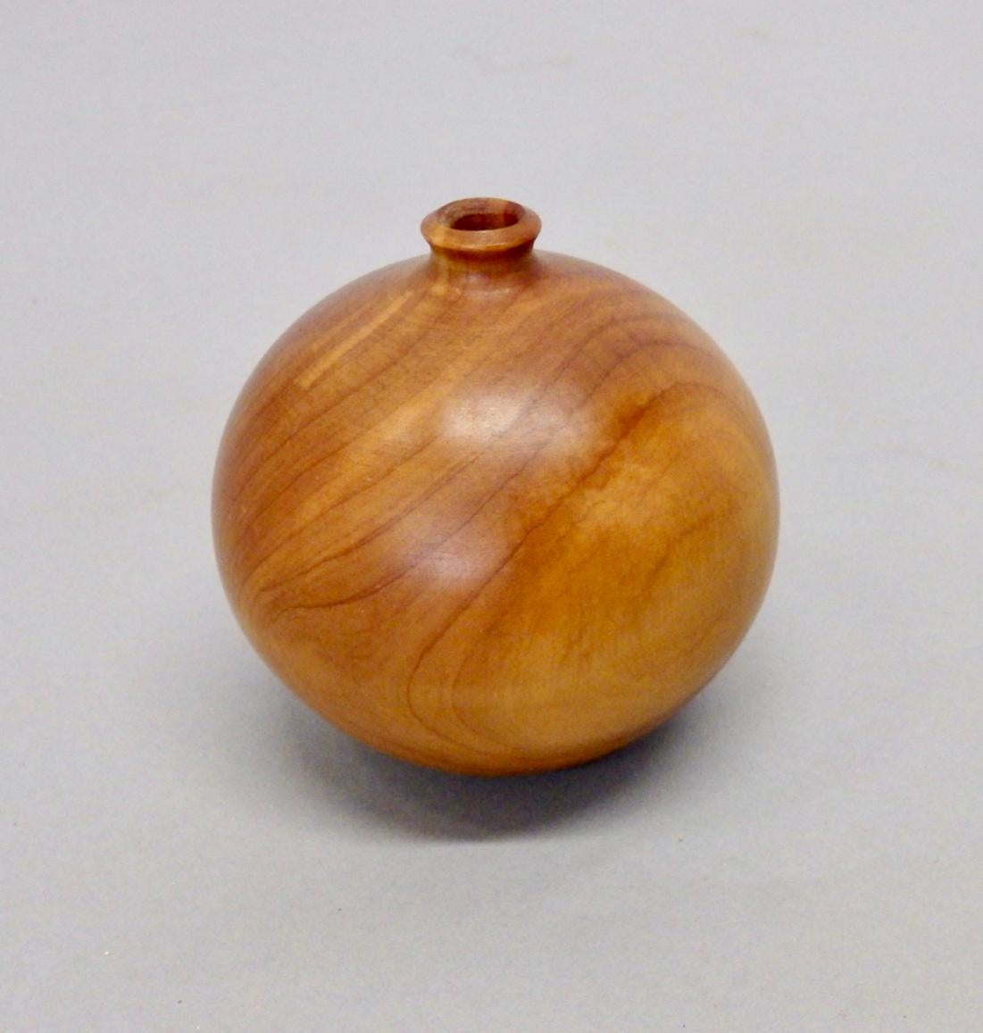 American Rude Osolnik Turned Wood Cedar Weed Pot