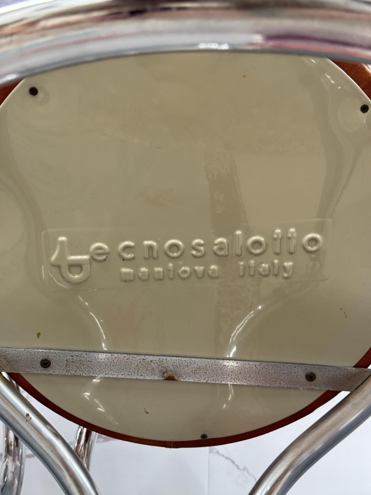 Rudi Bonzanini Tecnosalotto Satz von 4 Sesseln Design 70er Jahre Modernismus im Angebot 6