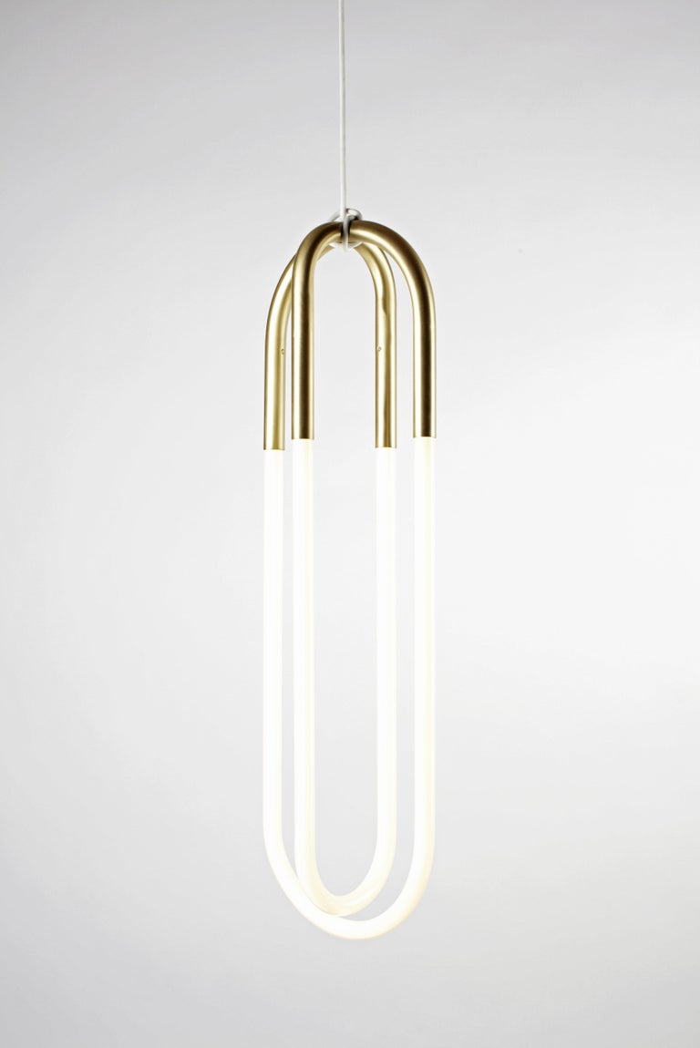 Rudi Double Loop Pendant Light by Lukas Peet for Roll and Hill For Sale